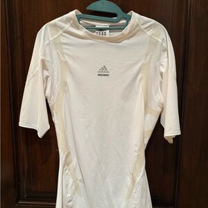 Adidas White ClimaCool Compression Shirt